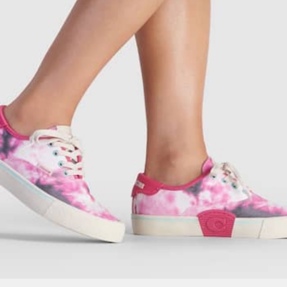 Coach Citysole Skate Sneaker in Bold Pink Tie Dye - Picture 5 of 5